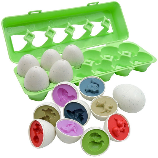 12PCS Interactive Smart Dinosaur Eggs Toy - EggStraLearn