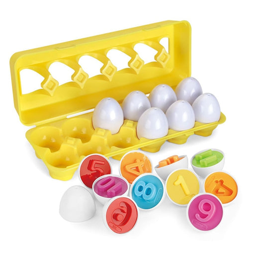 12PCS Interactive Smart Number Eggs Toy - EggStraLearn